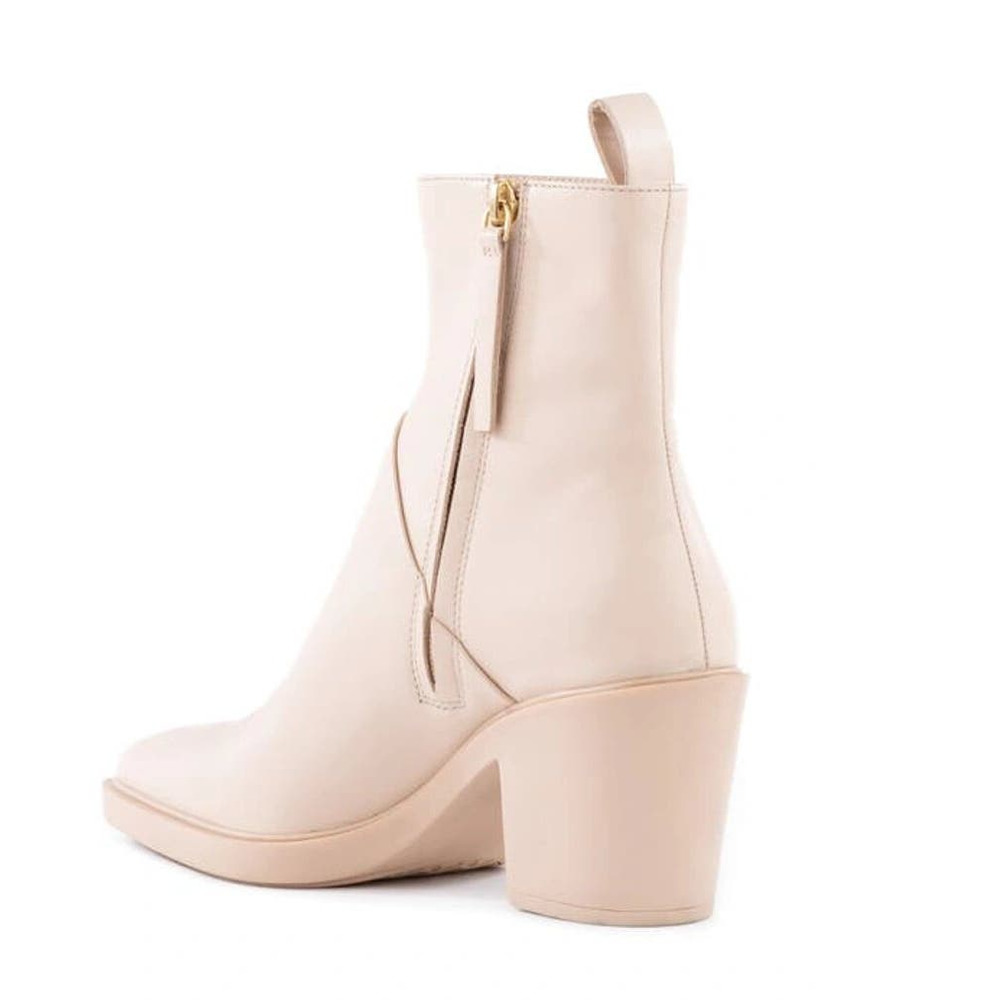 Seychelles Shining Star Bootie Leather Ankle Pointed Toe Off White NEW 7 US - Picture 2 of 7